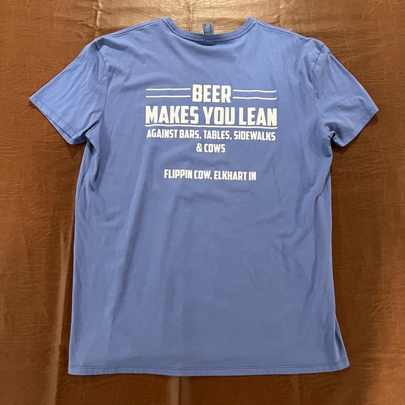Flippin Cow Beer Shirt - Elkhart Indiana - Size XL - Picture 3 of 6